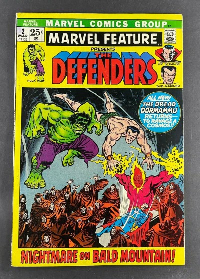 Marvel Feature (1971) #2 FN+ 2nd Appearance Defenders Ross Andru Art