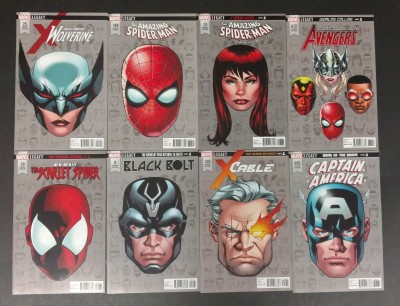Marvel Legacy McKone 1:10 Head shot Variant Cover Lot of 47 Books VF+ - VF/NM 