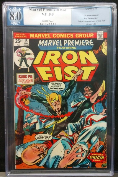 Marvel Premeire (1972) #15 PGX 8.0 Origin/1st Appearance Iron Fist (501143352) 