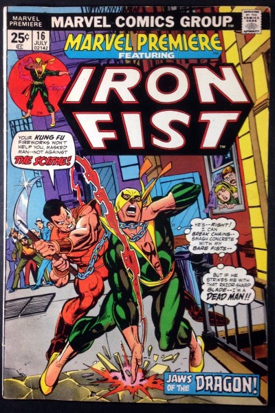 Marvel Premiere (1972) #16 VG/FN (5.0) featuring Iron Fist 2nd app. 