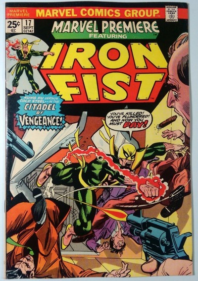 Marvel Premiere (1972) #17 VF (8.0)  Iron Fist