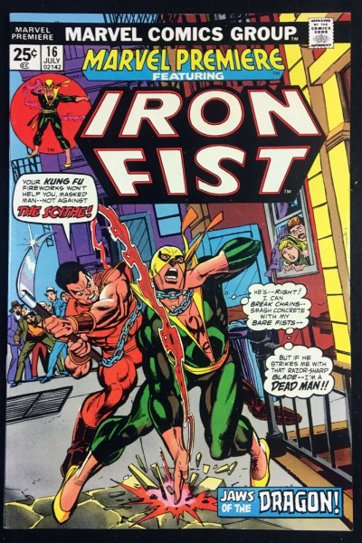 Marvel Premiere (1972) #16 NM (9.4) 2nd app Iron Fist