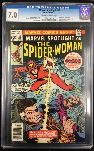 Marvel Spotlight (1971) #32 CGC 7.0 1st app Spider-Woman (0992224002)