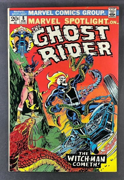 Marvel Spotlight (1971) #8 FN+ (6.5) 4th Ghost Rider 1st Appearance Snake Dance