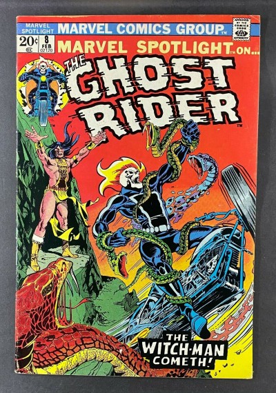 Marvel Spotlight (1971) #8 FN (6.0) 4th Ghost Rider 1st Appearance Snake Dance
