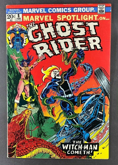 Marvel Spotlight (1971) #8 FN+ (6.5) 4th App Ghost Rider 1st App Snake Dance