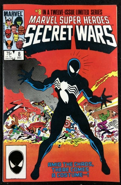 Marvel Super-Heroes Secret Wars (1984) #8 VF/NM origin alien symbiote Venom