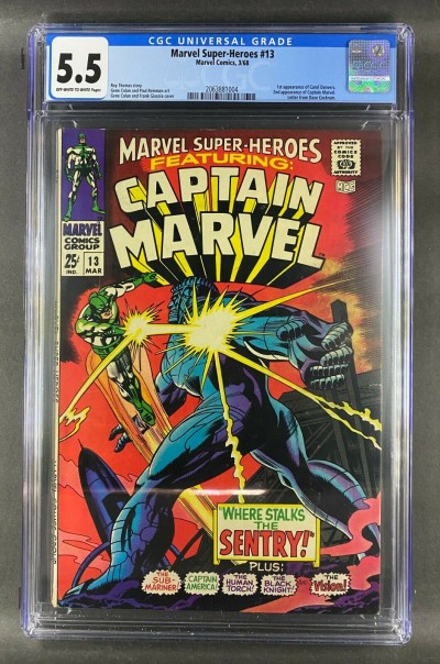 Marvel Super-Heroes (1967) #13 CGC 5.5 1st App Carol Danvers (2063881004)