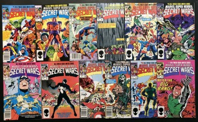 Marvel Super Heroes Secret Wars 1984 1 2 3 4 5 6 7 8 9 10 11 12 VF/NM (9.0) set