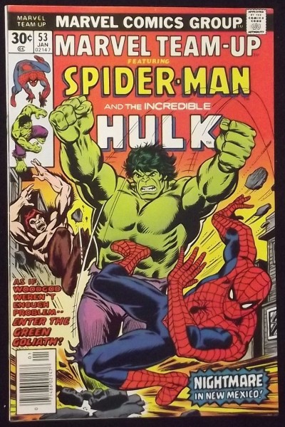 MARVEL TEAM-UP #53 1ST JOHN BYRNE X-MEN SPIDER-MAN HULK