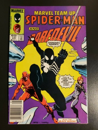 Marvel Team-Up #141 (1984) F/VF (7.0) UPC 1st Black costume ties with ASM 252 |