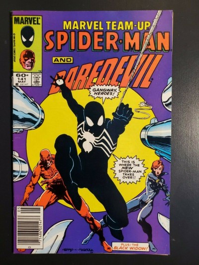 Marvel Team-Up #141 (1984) F/VF 7.0 UPC 1st Black costume ties with ASM 252 |