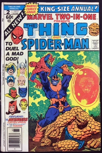 Marvel Two -In-One Annual (1977) #2 VG (4.0) final part Thanos Saga Spider-Man