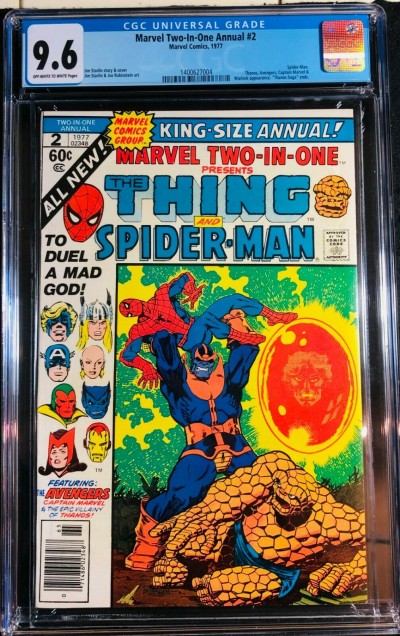 Marvel Two-In-One Annual (1977) #2 CGC 9.6 Thanos Saga Ends (1400627004)