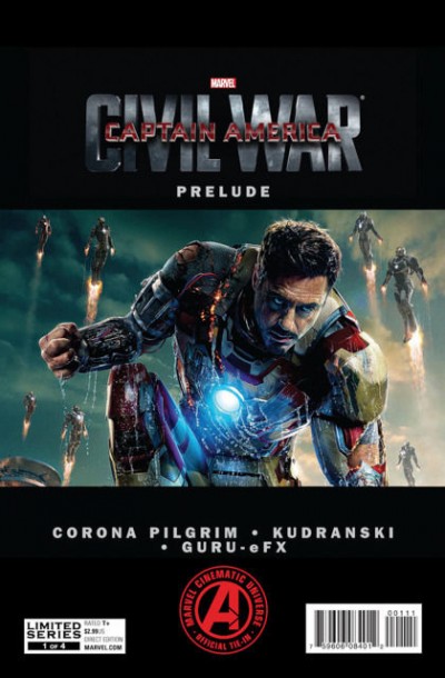 Marvel's Captain America: Civil War Prelude (2016) #1 of 4 VF+ 