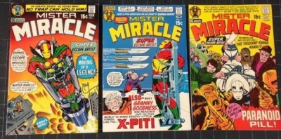 MISTER MIRACLE (1971) #'s 1-18 COMPLETE VOLUME 1 SET JACK KIRBY FOURTH WORLD