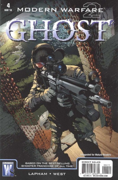 Modern Warfare 2: Ghost (2010) #4 VF/NM Wildstorm 