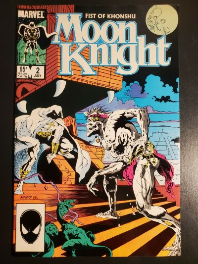 Moon Knight: Fist of Khonshu #2 (1985) VFNM 9.0 1st appearance Arthur Harrow|