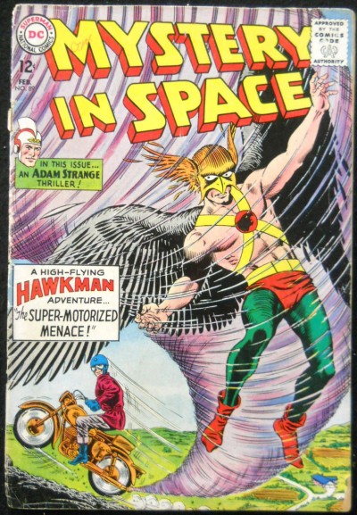 MYSTERY IN SPACE #89 GD- ADAM STRANGE & HAWKMAN STORIES