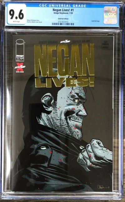 Negan Lives (2020) #1 CGC 9.6 Gold Foil Variant (3701833010)