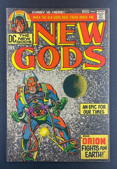 New Gods (1971) #1 VF- (7.5) 1st App Orion Lightray Metron Highfather Jack Kirby