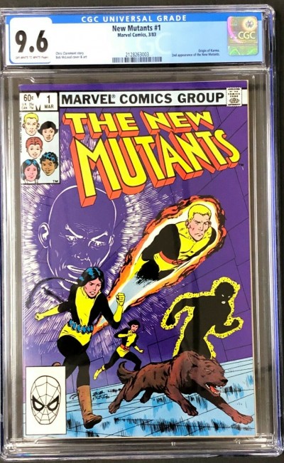 New Mutants (1983) #1 CGC 9.6 Off-White to White Pages (2128263003)