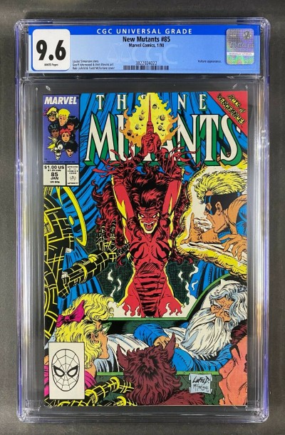 New Mutants (1983) #85 CGC 9.6 White Pages McFarlane/Liefeld Cover (3822924022)