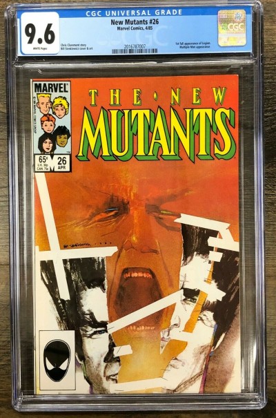 New Mutants (1983) #26 CGC 9.6 1st Full app Legion (2016787007)
