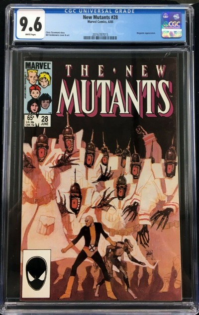 New Mutants (1983) #28 CGC 9.6 3rd app Legion Magneto app (2016787015)