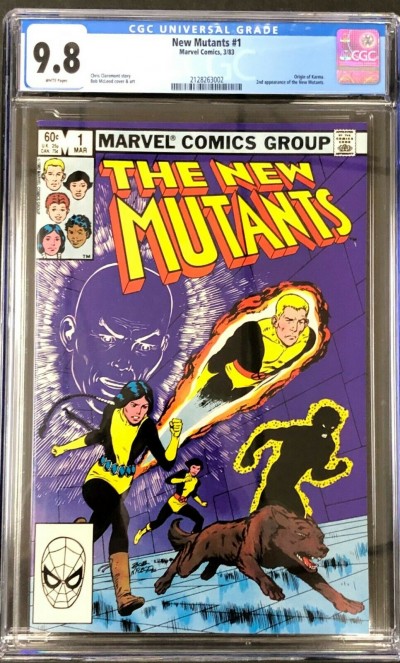 New Mutants (1983) #1 CGC 9.8 White Pages (2128263002)