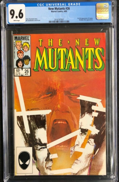 New Mutants (1983) #26 CGC 9.6 1st app Legion (2016787007)