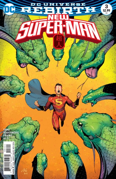 New Super-Man (2016) #3 VF/NM Viktor Bogdanovic Cover DC Universe Rebirth