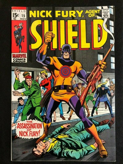 Nick Fury, Agent of SHIELD (1968) #15 VF (8.0) 1st Appearance Bull's Eye