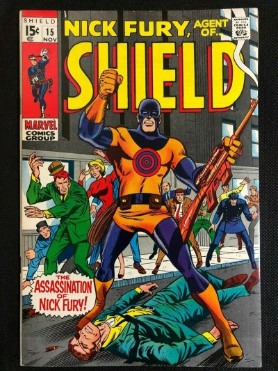 Nick Fury, Agent of SHIELD (1968) #15 VF+ (8.5) 1st Appearance Bull's Eye
