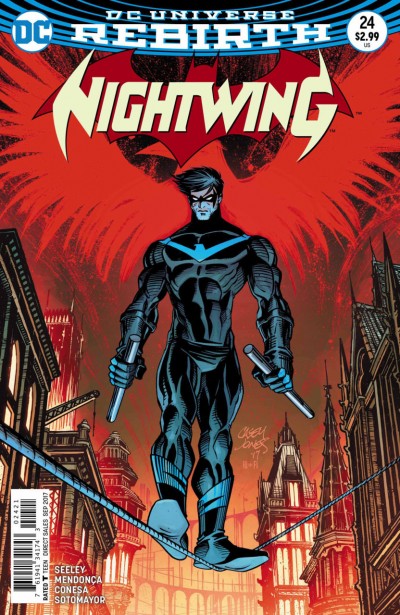 Nightwing (2016) #24 VF/NM 	Casey Jones Variant Cover DC Universe Rebirth 