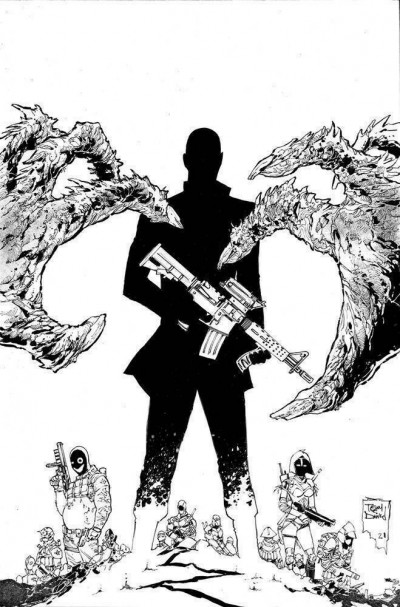 Nocterra (2021) #5 VF/NM 1:10 Tony Daniel Black & White Variant Image Comics