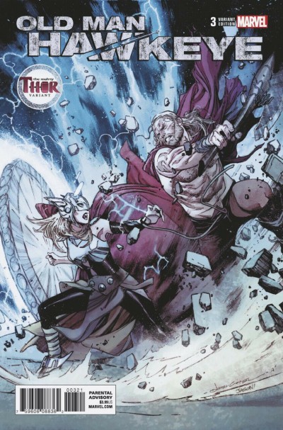 Old Man Hawkeye (2018) #3 VF/NM The Mighty Thor Variant Cover