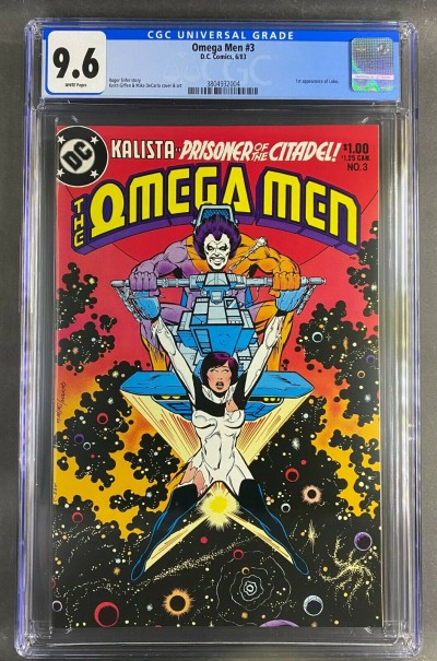 Omega Men (1983) #3 CGC 9.6 White Pages 1st app Lobo (3804932004)