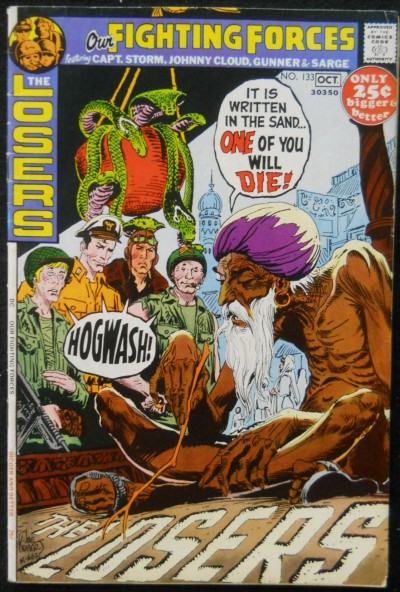 OUR FIGHTING FORCES #133 FN- THE LOSERS JOE KUBERT