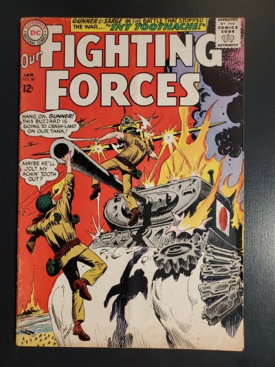 Our Fighting Forces #89 (1965) DC War VG 4.0 Gunner and Sarge Japanese tank|