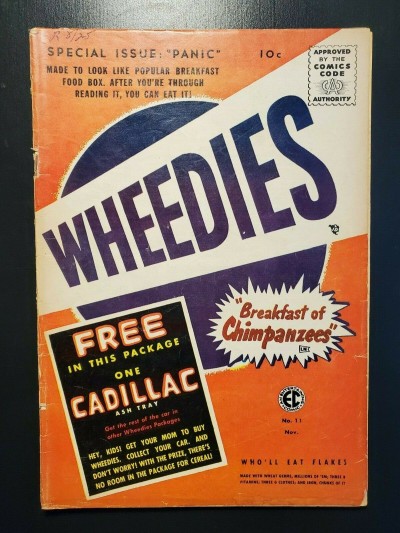 PANIC #11  (1955) WHEEDIES EC Comics 4.0 VG WALLY WOOD, JACK DAVIS Art |