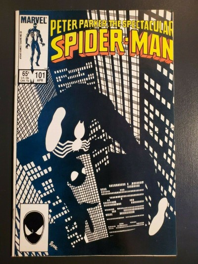 Peter Parker The Spectacular Spider-Man #101 1985 NM (9.4) classic Byrne cover |