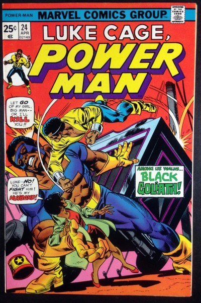 Power Man (1974) #24 VF/NM (9.0) 1st app Black Goliath Luke Cage Hero for Hire 