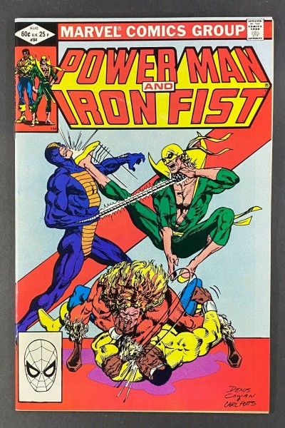 Power Man and Iron Fist (1978) #84 NM- (9.2) Luke Cage Sabretooth Constrictor