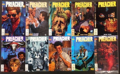 Preacher (1995) 3 4 5 6 7 8 9 10-12 13-66 complete high grade set missing 1 & 2