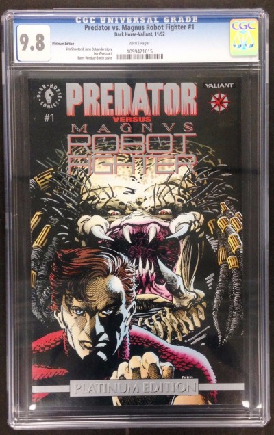 Predator vs Magnus Robot Fighter (1992) #1 Platinum Variant (1099421015)