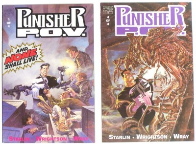 PUNISHER POV COMPLETE 4 ISSUE SET STARLIN WRIGHTSON NM+
