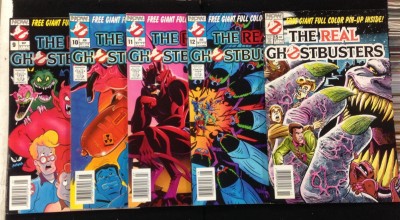 Real Ghostbusters #9-24 and Slimer # 2-18 lot of 25 Now Comics
