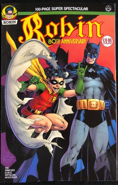 Robin 80th Anniversary 100 page Spectacular (2020) #1 (9.0) 1940's Jim Lee cover