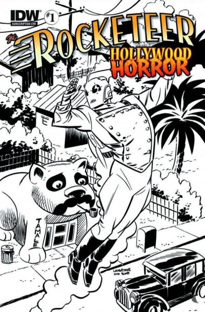 ROCKETEER: HOLLYWOOD HORROR #1 NM SUBSCRIPTIONS VARIANT COVER IDW